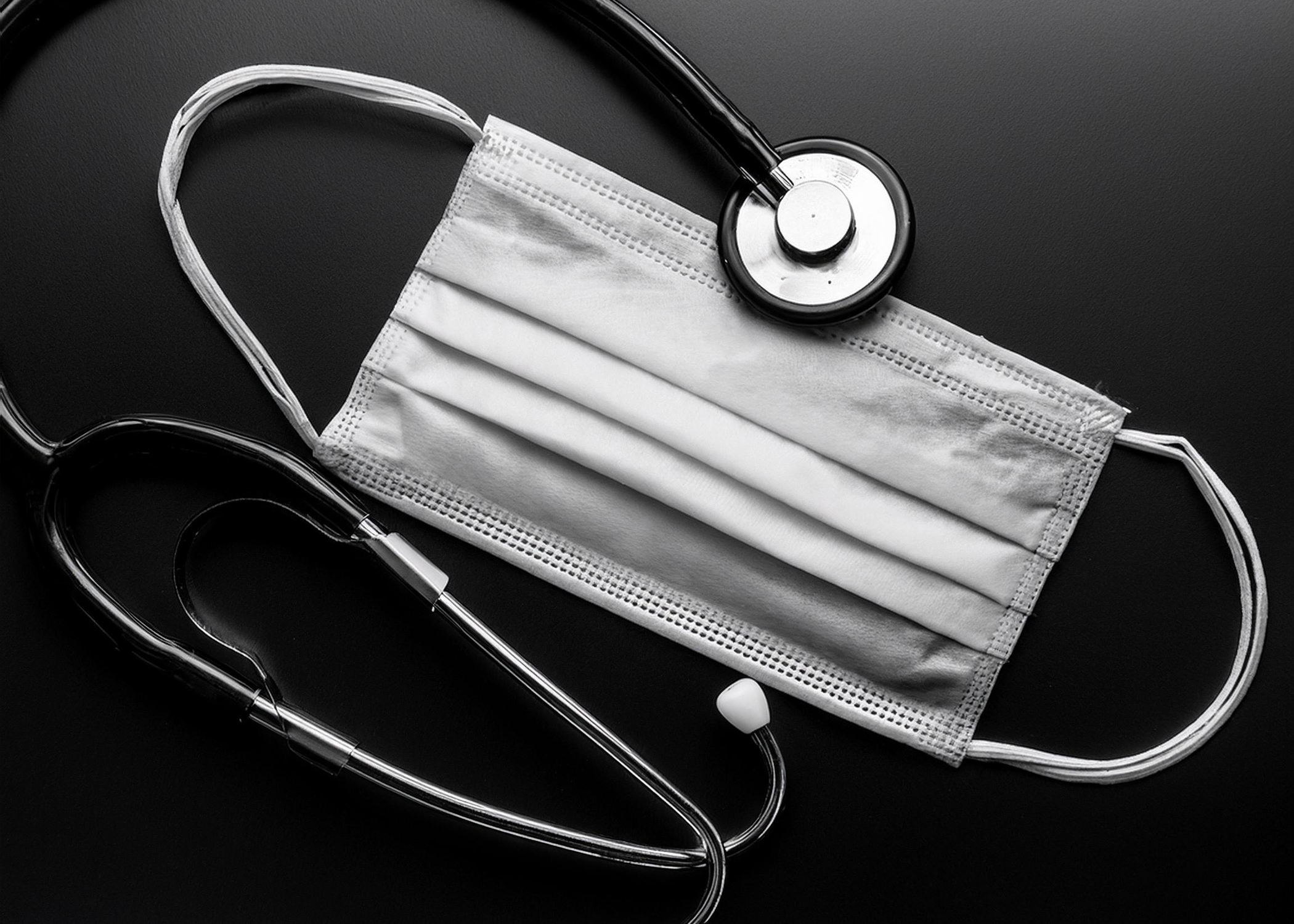 stethoscope and mask